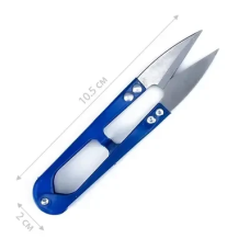 Ножиці швейні для обрізання ниток (метал) Сині