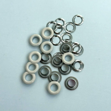 Люверс 8 мм Нержавійчий Світло Бежевий 50 шт