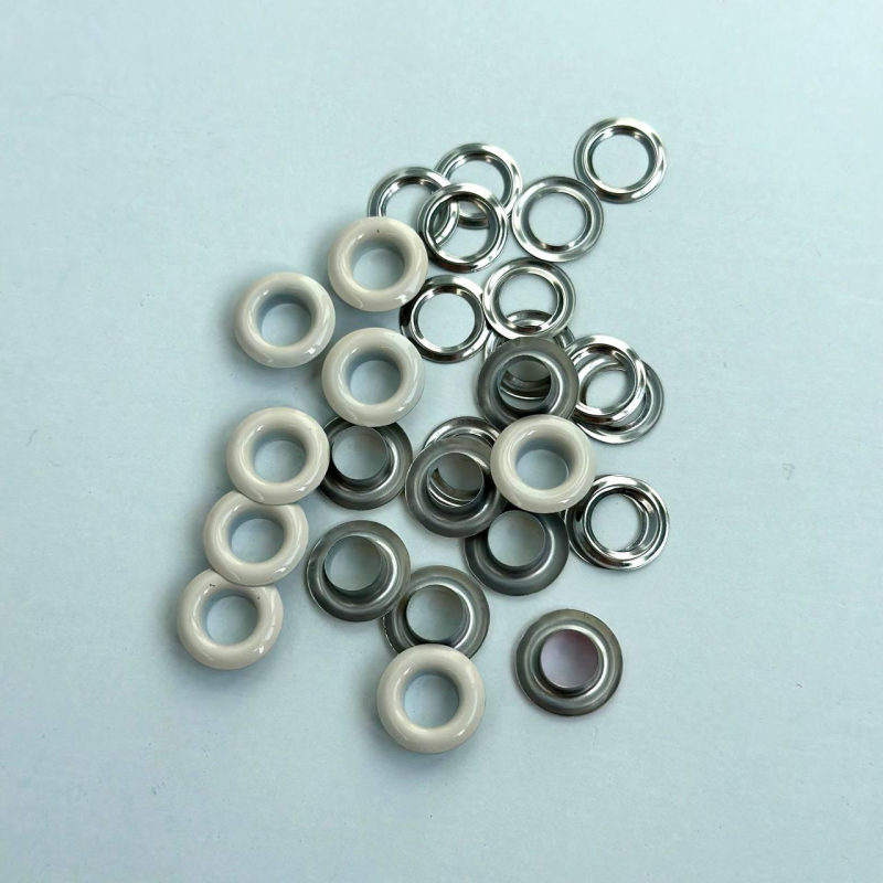 Люверс 8 мм Нержавійчий Світло Бежевий 50 шт