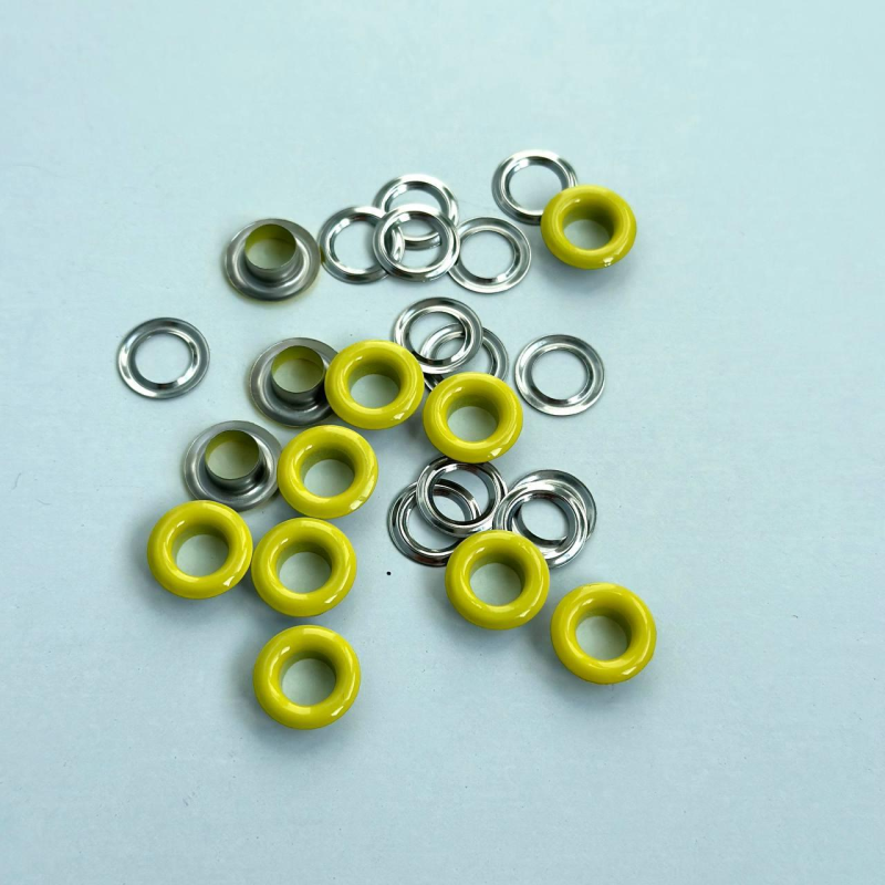 Люверс 8 мм Нержавійчий Жовтий 50 шт