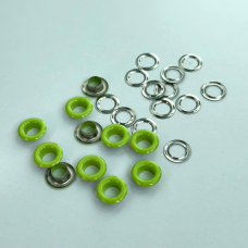 Люверс 8 мм Нержавійчий Салатовий 50 шт