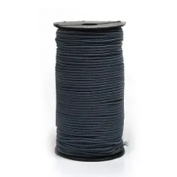 Шнур резинка (капелюшна) 2 мм Чорна 100 м