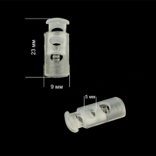 Фіксатор на два отвори 3351 колір Прозорий 50 шт