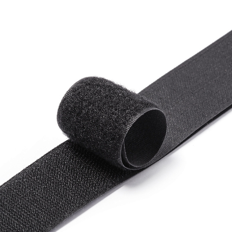 Липучка чорна 4 см (25 м)