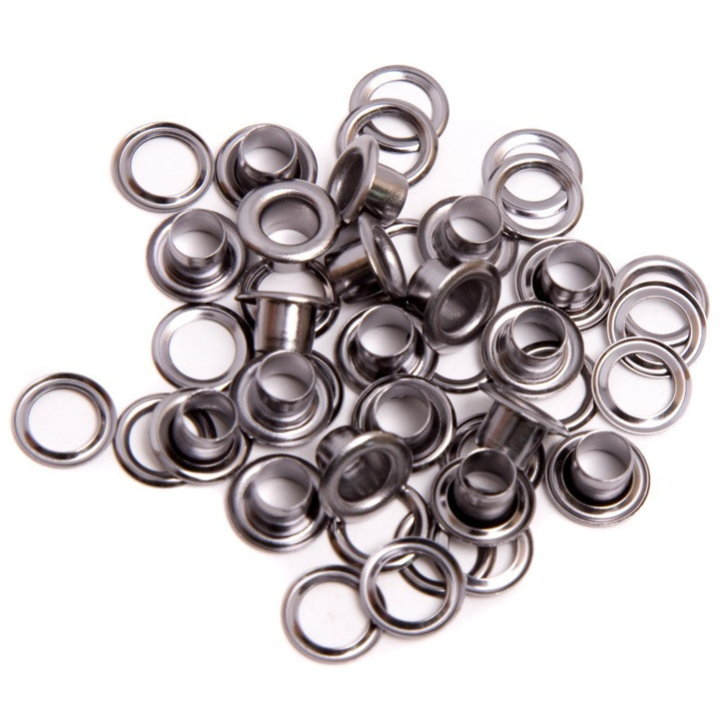 Люверс 6 мм Темний Нікель №4 1000 шт