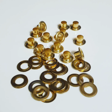 Люверс 8 мм Золото №5 100 шт