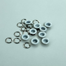 Люверс 8 мм Нержавійчий Білий 1000 шт