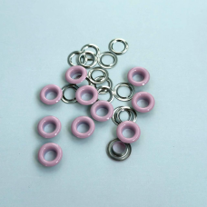 Люверс 8 мм Нержавійчий Ніжно Рожевий 1000 шт